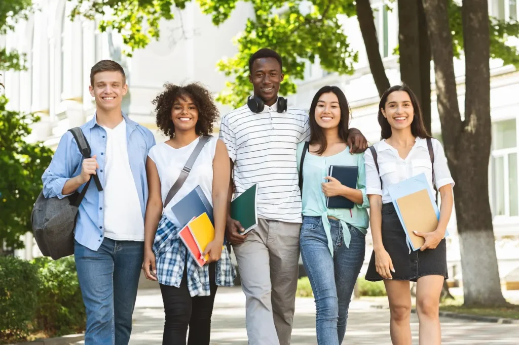 Higher Education Funding UK students in campus