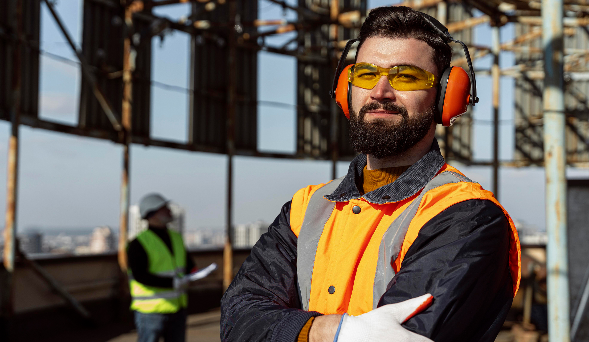 construction site worker