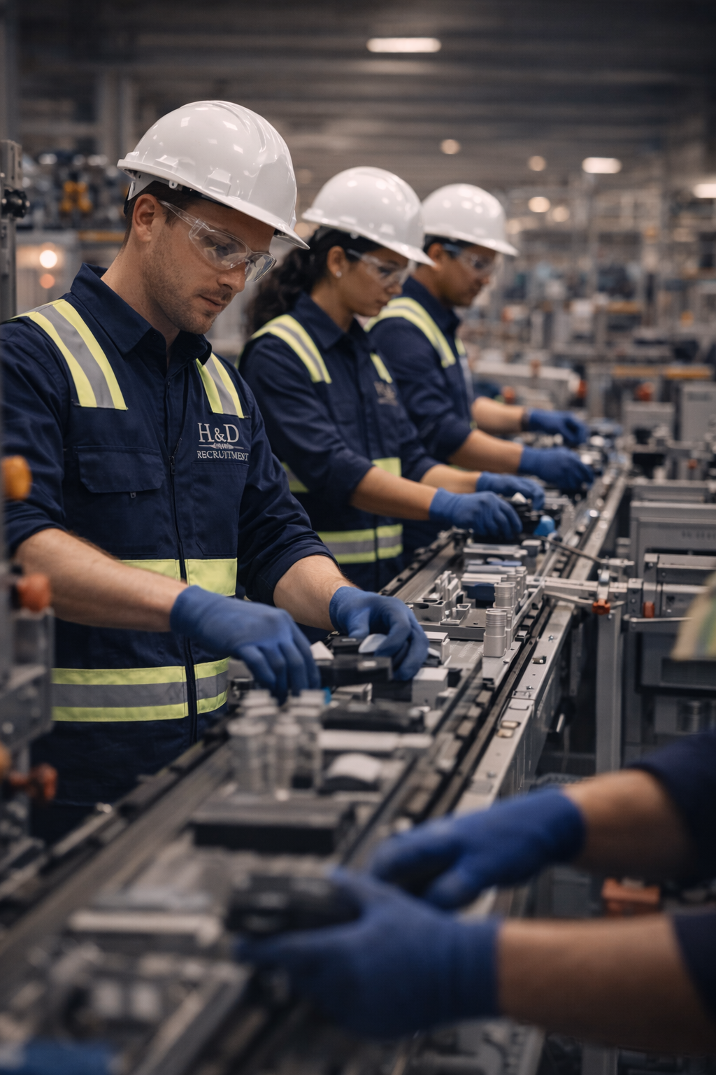 Factory floor and logistics operations