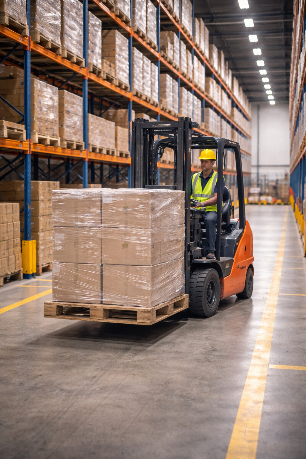 Warehouse picking and packing operation