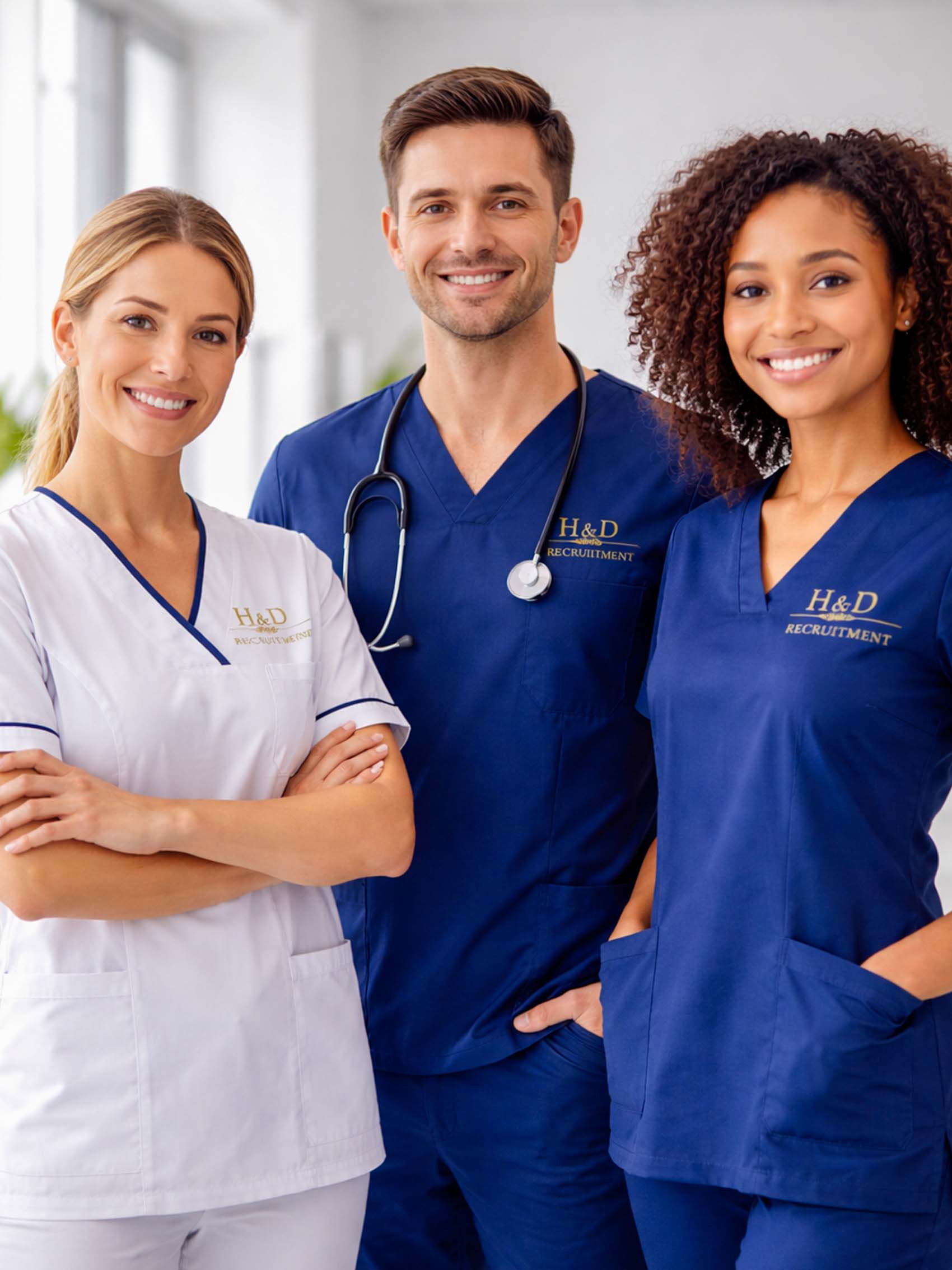 Healthcare assistant providing patient care