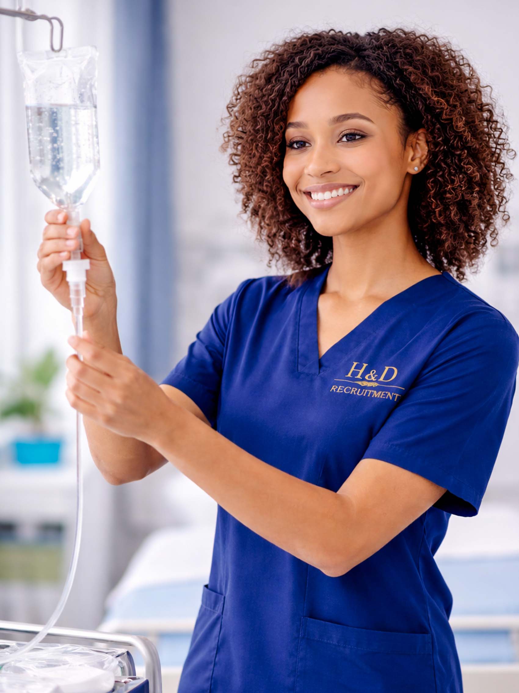 Healthcare receptionist managing patient appointments